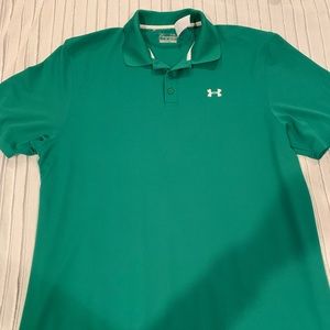 Under Armor XL Green Polo